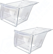 Crisper Bin for Frigidaire Refrigerator - 2 Pack Replacement Drawer Parts