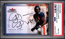 2000 Fleer Autographics Silver /250 Shannon Sharpe Auto PSA 8 POP1 HIGHEST GS1