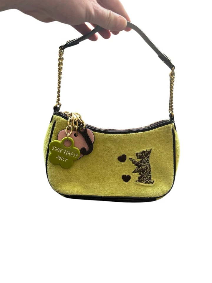 Y2K Vintage Juicy Couture Scottie Shoulder Bag with Charms - Image 2 of 4