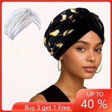 Beanies Hat Muslim Turban Bonnet Cap Hijab Wrap Headwear Hair Loss Chemo Caner