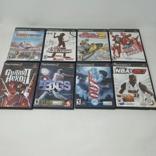 Lot Of 8 (Playstation 2) PS2 Games RESURFACED!
