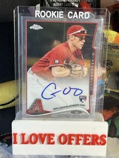 CHRIS OWINGS 2014 TOPPS CHROME ARIZONA DIAMONDBACKS #161 ROOKIE AUTOGRAPH CSTORE