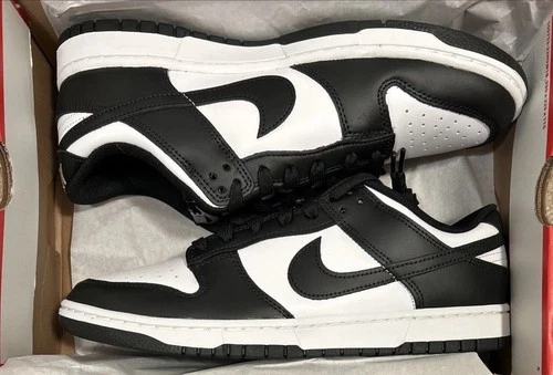 NIB Nike Dunk Low Retro Black White “Panda” DD1391-100 Size Men’s 11.5 / W 13