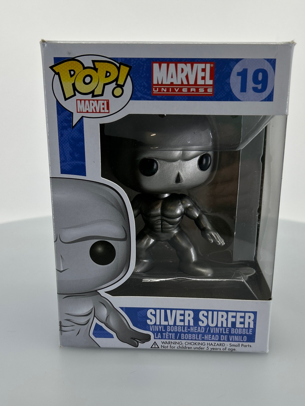 Funko Pop! Marvel Fantastic Four Silver Surfer #19 Vinyl Figure Damaged Box