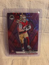 2025 Panini Mosaic George Kittle Mosaic No Huddle Purple Prizm 27/50