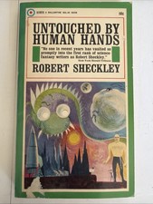 Untouched By Human Hands Robert Sheckley 1967 Ballantine PB Edition