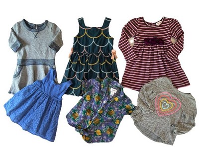 LOT Girls 12M 2T 3T Shirts & Dress Old Navy Pineapple Cat & Jack Oshkosh