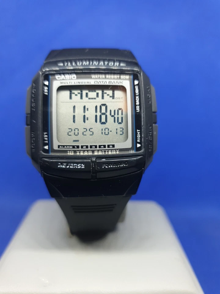 UHR CASIO 2515 DB-36 Quartz Multi Lingual DATABANK 5Alarm ILLUMINATOR TopRunning - Bild 4 von 4