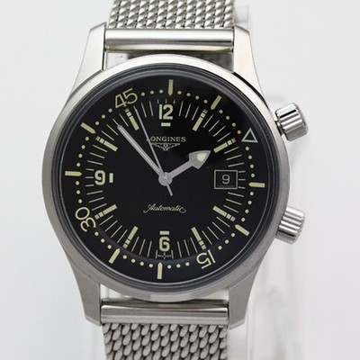 Longines Legend Diver L3.774.4 Stainless Steel 42mm Automatic Wristwatch - Set