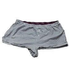 Victoria's Secret PINK Striped Boxer Shorts Sleep Pajama Bottoms XL