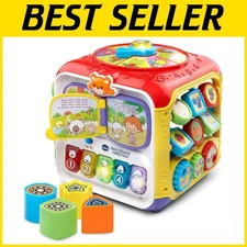 Red Sort & Discover Cube, Frustration-Free