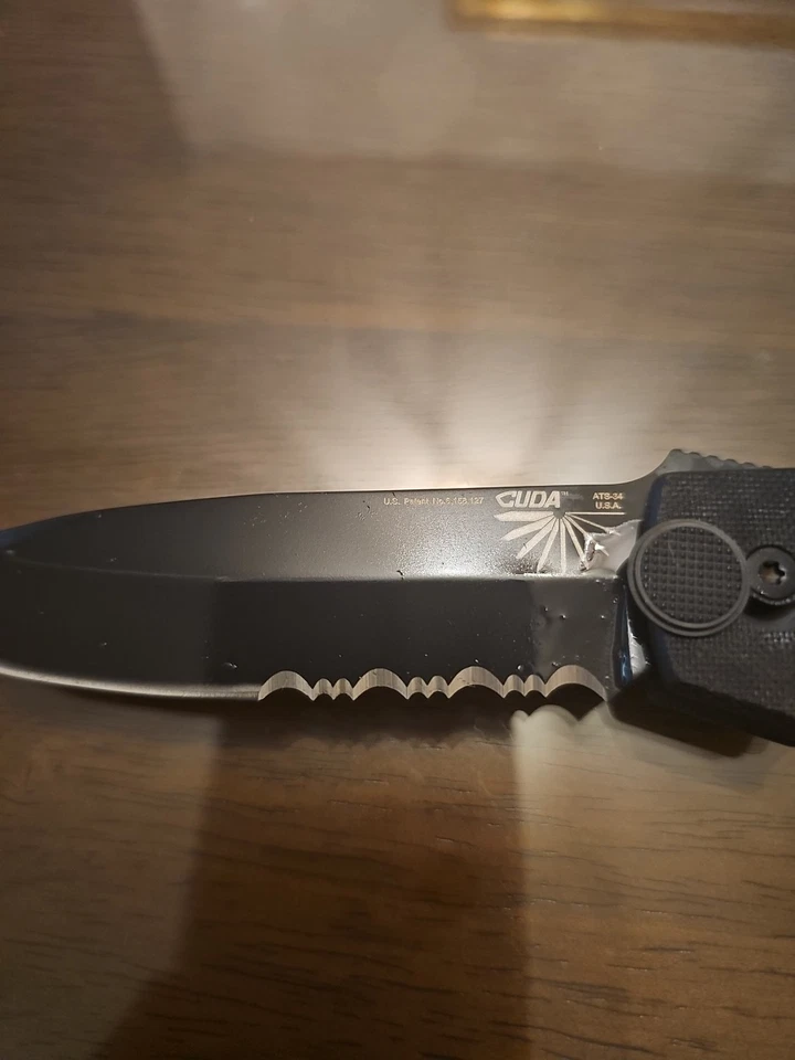 Cuchillo CAMILLUS CUDA ATS-34 nunca transportado ni afilado. Foto 2 de 4