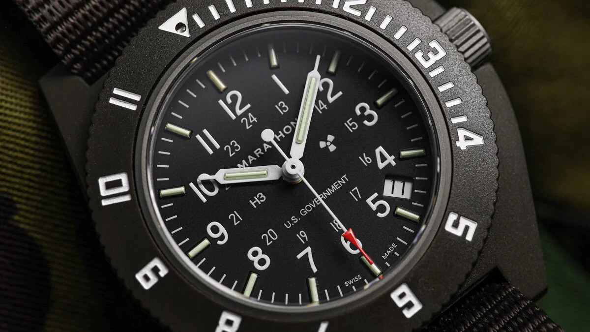 Marathon Navigator Quartz w/Date Sapphire Crystal H3 Military