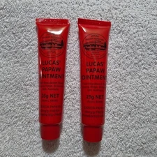 Lucas Papaw Ointment 25g x2 (2 Pack) - Paw Paw Lip Balm US Seller FREE SHIPPING