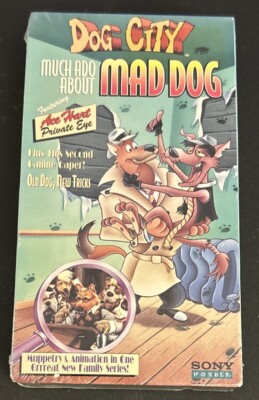 Dog City Much Ado About Mad Dog Old New Tricks Muppetry Animation VHS Sealed New
