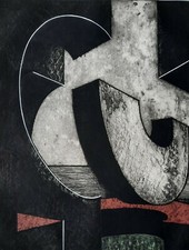 Francesco Marino DI TEANA Cercle désintégré Fruhstrunk 1983 gravure eau forte