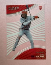 2023 Panini Chronicles Clear Vision Baseball Elly De La Cruz #4 Rookie RC