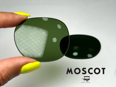 New Moscot Replacement Lenses Lemtosh Glass Green-2 Size:46 Authentic