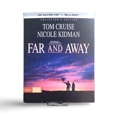 Shout! Factory FAR AND AWAY 4K UHD + Blu-ray Slipcover Brand New Sealed