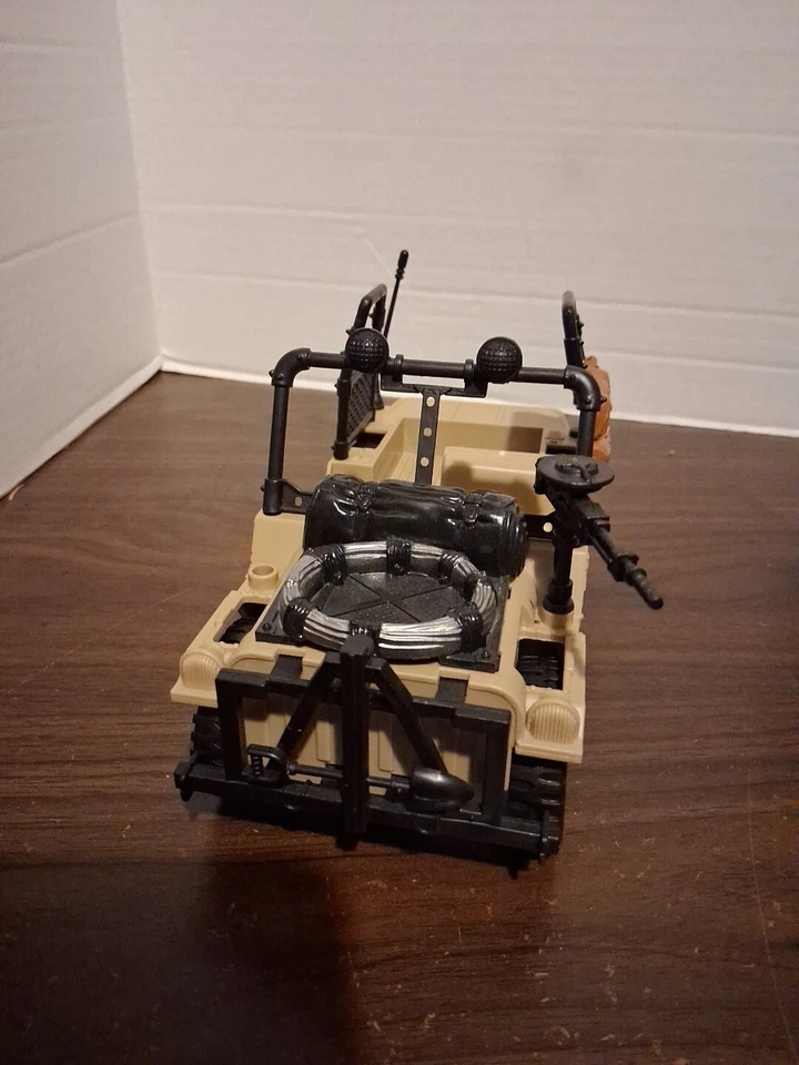 Chap Mei GI Joe Escala Exército Militar Caminhão Jeep Figura Veículo Vintage 2008 - Imagem 2 de 4