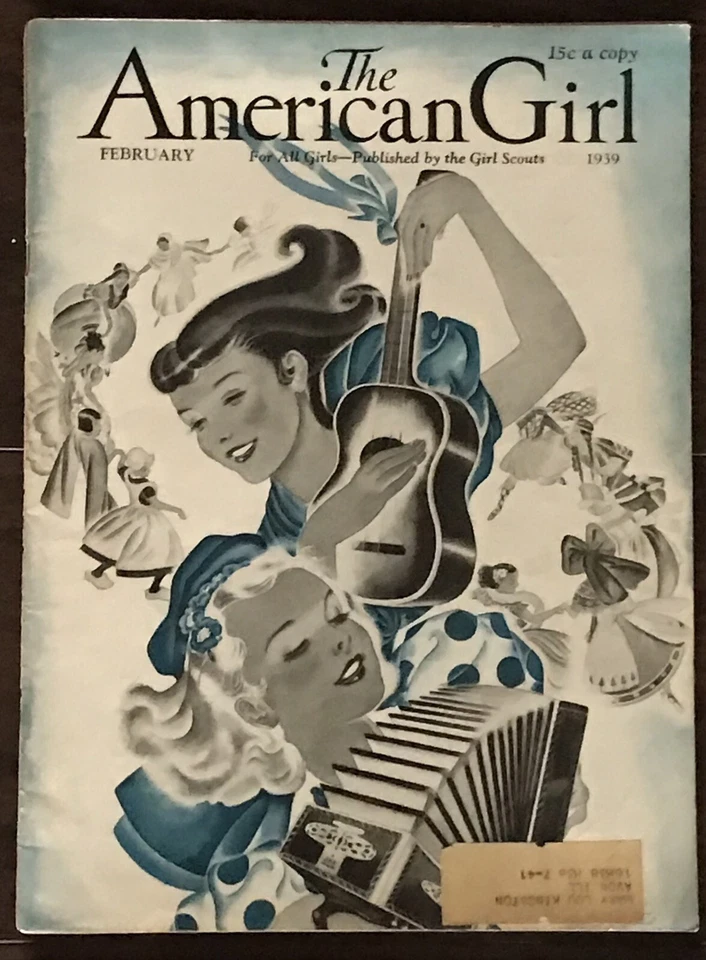 11 Vintage AMERICAN GIRL MAGAZINES 1939 Girl Scouts Great Stories SCARCE LOT 5 - Image 4 of 4