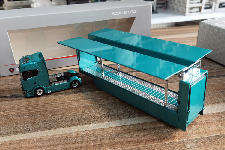 KengFai 1/64 Scania S730 V8 Transport Truck Diecast Metal KengFai 1/64 Scania S730 V8 Transport Truck Diecast Metal