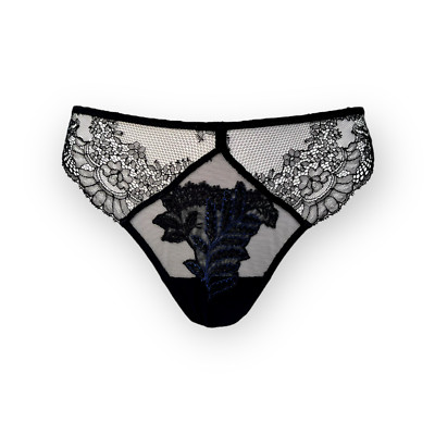 Lise Charmel String Caresse Fougere Noir Saphir 38 S schwarz NEU mit Etikett