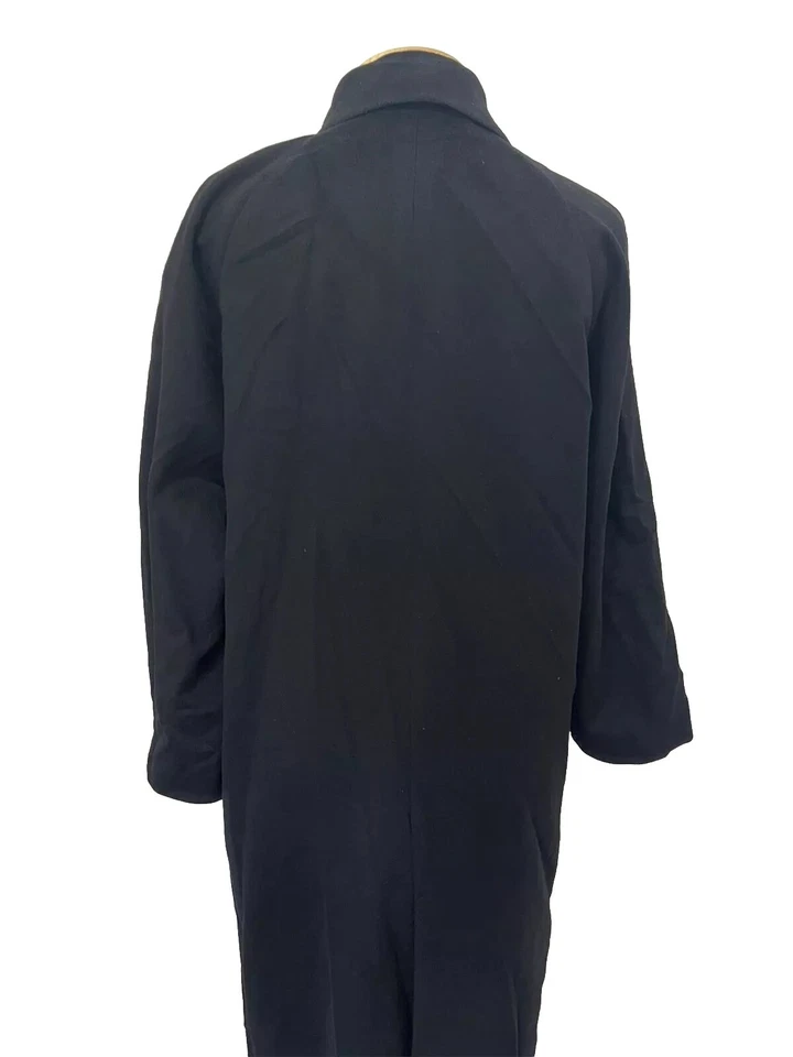 S3 # Burberry London черный Тренч размер 34 США 100% кашемир сделано в Италии  - Изображение 2 из 4