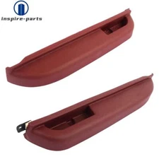 New 2x Front LH RH Door Armrest Red For 1990-94 Chevrolet GMC C/K 1500 2500 3500