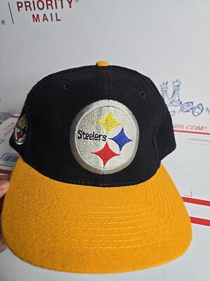 Vintage Pittsburgh Steelers American Needle BLOCKHEAD Snapback Hat
