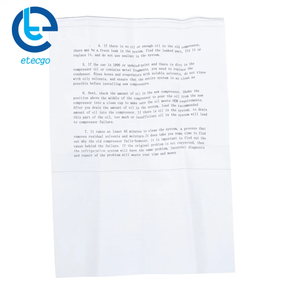 Compresor de aire acondicionado con embrague 2006 2007-2011 para Mercury Grand Marquis 4,6 L CO 10906C Foto 3 de 4