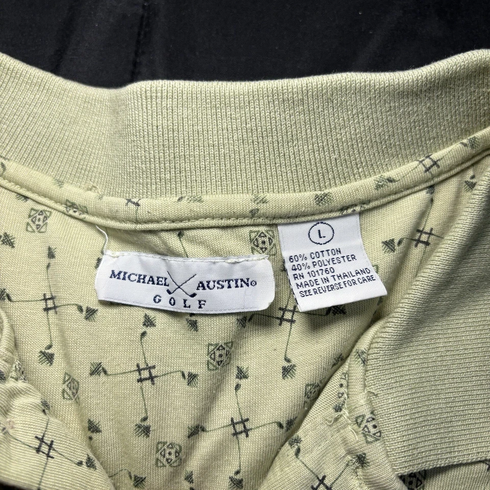 Camisa polo de golf Michael Austin para hombre adulto Foto 2 de 4