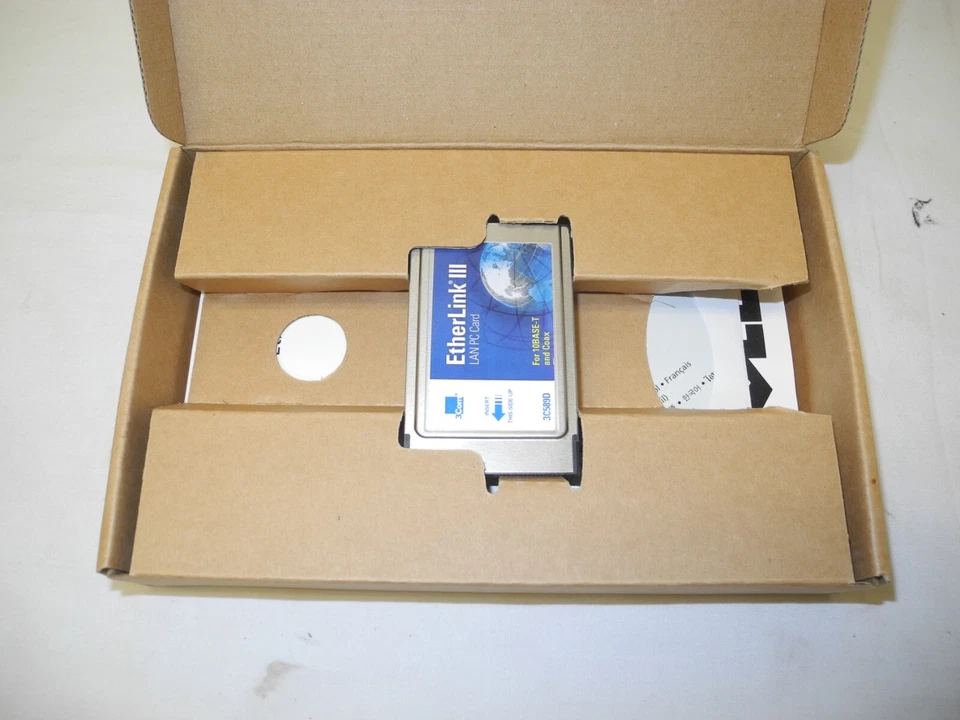 DELL 03K020 10/100 LAN CARDBUS FAST ETHERNET PC CARD 3COM 3CCFE575CT-D1 3C589D - Image 4 of 4