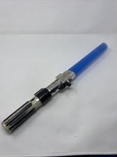 Rare Lucas Film 2002 Star Wars Blue Lightsaber "Thinking Toy" Talking Works