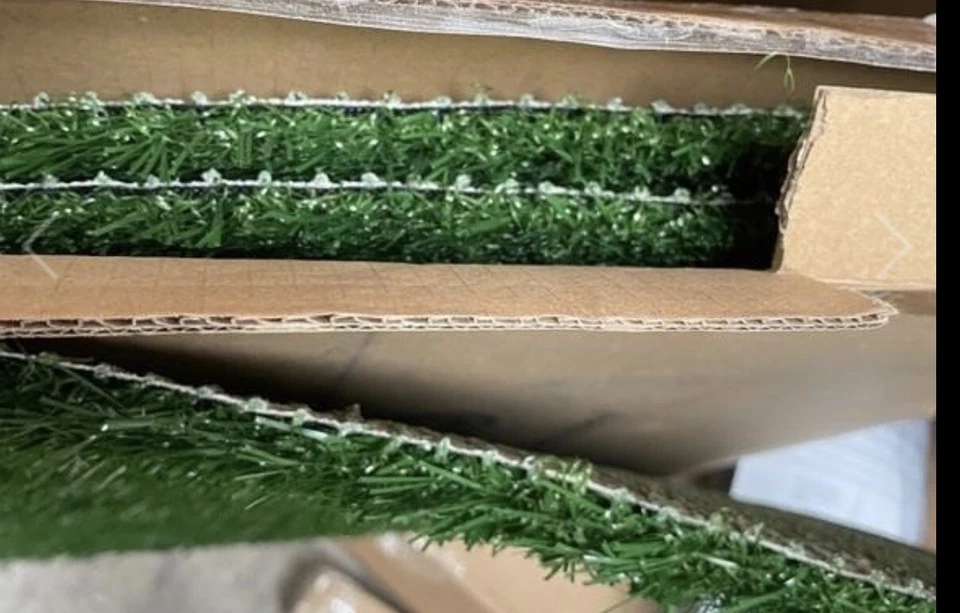 Estera de hierba para entrenador para orinar cachorros entrenamiento para perros interior y exterior parche verde Foto 4 de 4