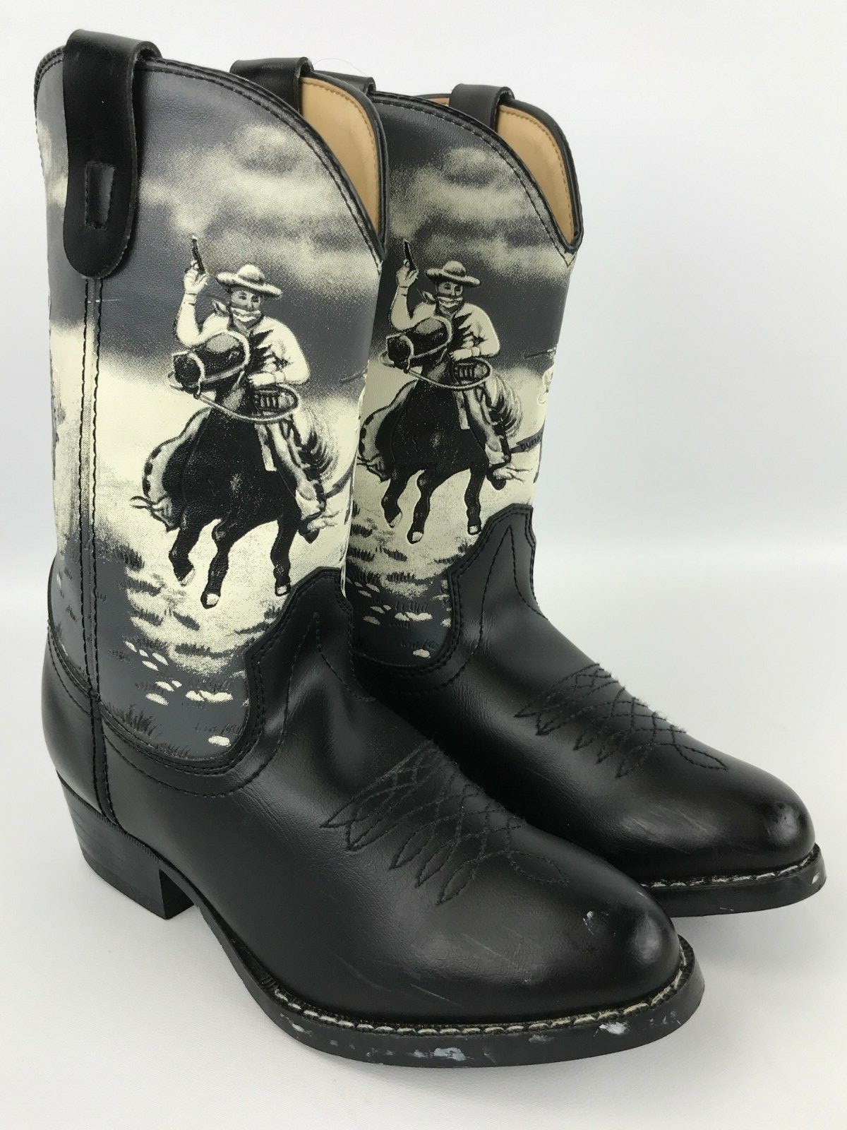 boys leather cowboy boots