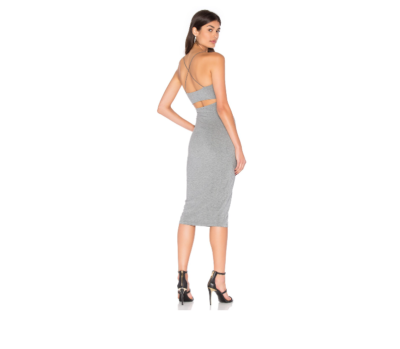 New Alexander Wang Strappy Cami Tank Dress in Heather Grey Size S | eBay