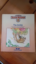 3 1985 World of Teddy Ruxpin HC Books WOW Worlds of Wonder Grubby Fobs Airship