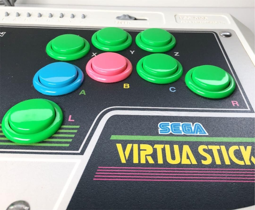 Sega Virtua Stick HSS-0136 Controller Sega Saturn Tested & Working
