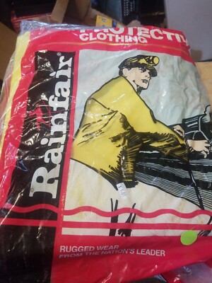 RAINFAIR BIBS Pants PVC Rugged Protective Clothing XL