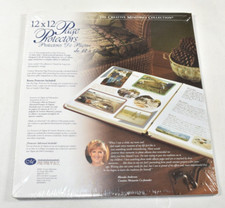 Creative Memories Scrapbook Page Protectors 12x12 NEW Sealed 16 Sheets Old Style
