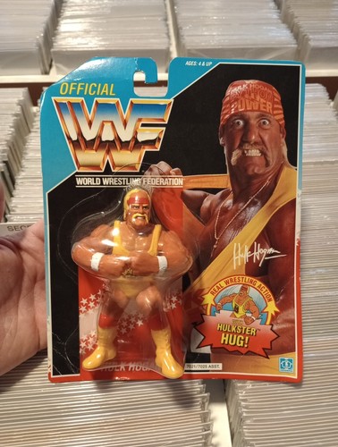 WWF Hulk Hogan Hasbro Hulkster Hug MOC Sealed Vint...
