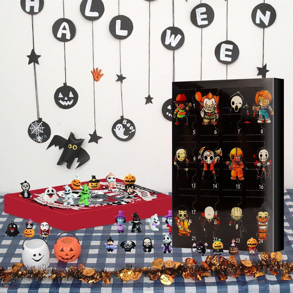 Calendrier De L'Avent Halloween 2025 - 31 Figurines Horreur - Boîte Comptage Jours - Collectible, Décoration - Pour Enfants Et Adultes