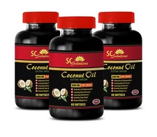 Extra Virgin - Coconut Oil 3000mg - Fat Burner As Seen On Tv - 3B