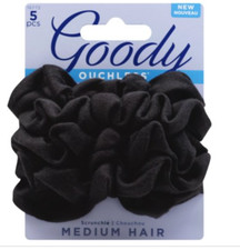 Goody Ouchless Scrunchie Black 5 Ct ea.  16772