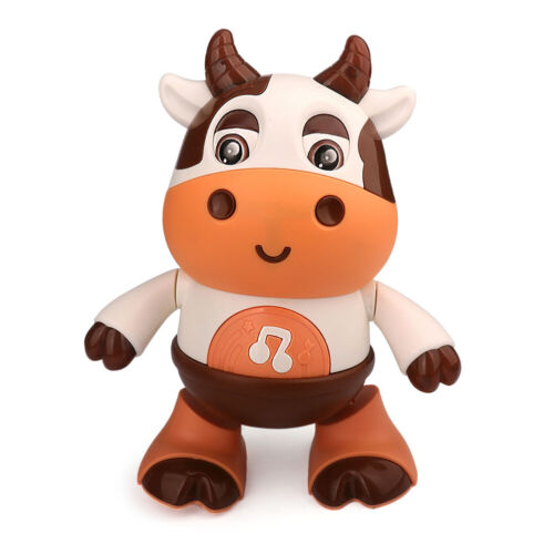 Cute Baby Electric Dancing Robot Animal Music Lights Toys for 4-6Y Kids (Cow) - Picture 7 of 12