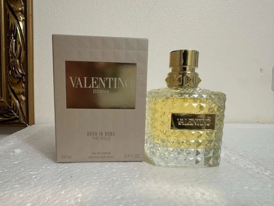 Valentino Born in Roma The Gold Donna Eau de Parfum Women 3.4oz/100ml New-Sealed - Image 4 of 4