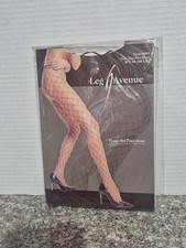 Leg Avenue 9905 Black Fence Net Pantyhose ONE SIZE FITS MOST