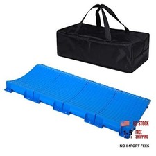 Tire Saver Ramps Anti-Slip Pads Design 4 Pack Car Tire Wheel Ramps for Blue 4