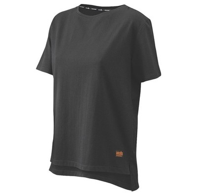 Scruffs Trade kurzärmliges Damen Arbeits-T-Shirt schwarz Größe 14